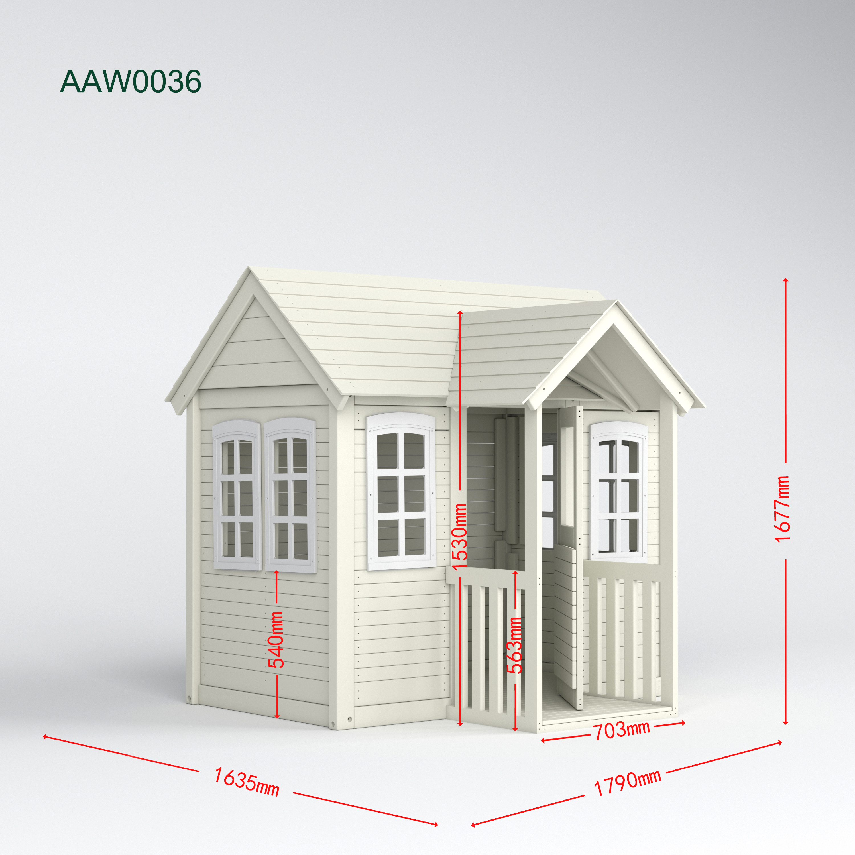 Memperkenalkan Model Wideway AAW0036 - Kabin kayu luar ruang yang serbaguna yang dirancang untuk daya tahan dan penggunaan multiguna.