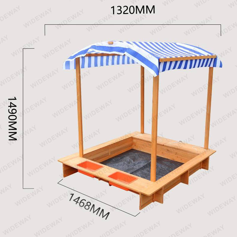 Tempat Pasir Kayu yang Dinaungi