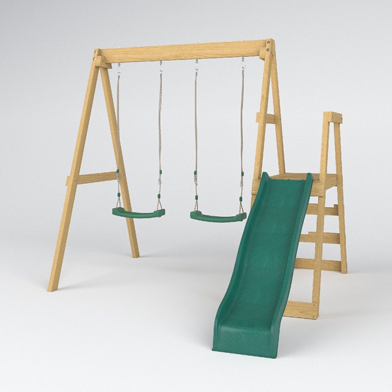 Set ayunan kayu dasbor pintar